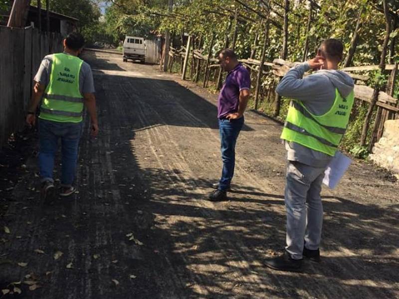 ცაგერის მუნიციპალიტეტში  ინფრასტრუქტურული ობიექტები დაათვალიერეს